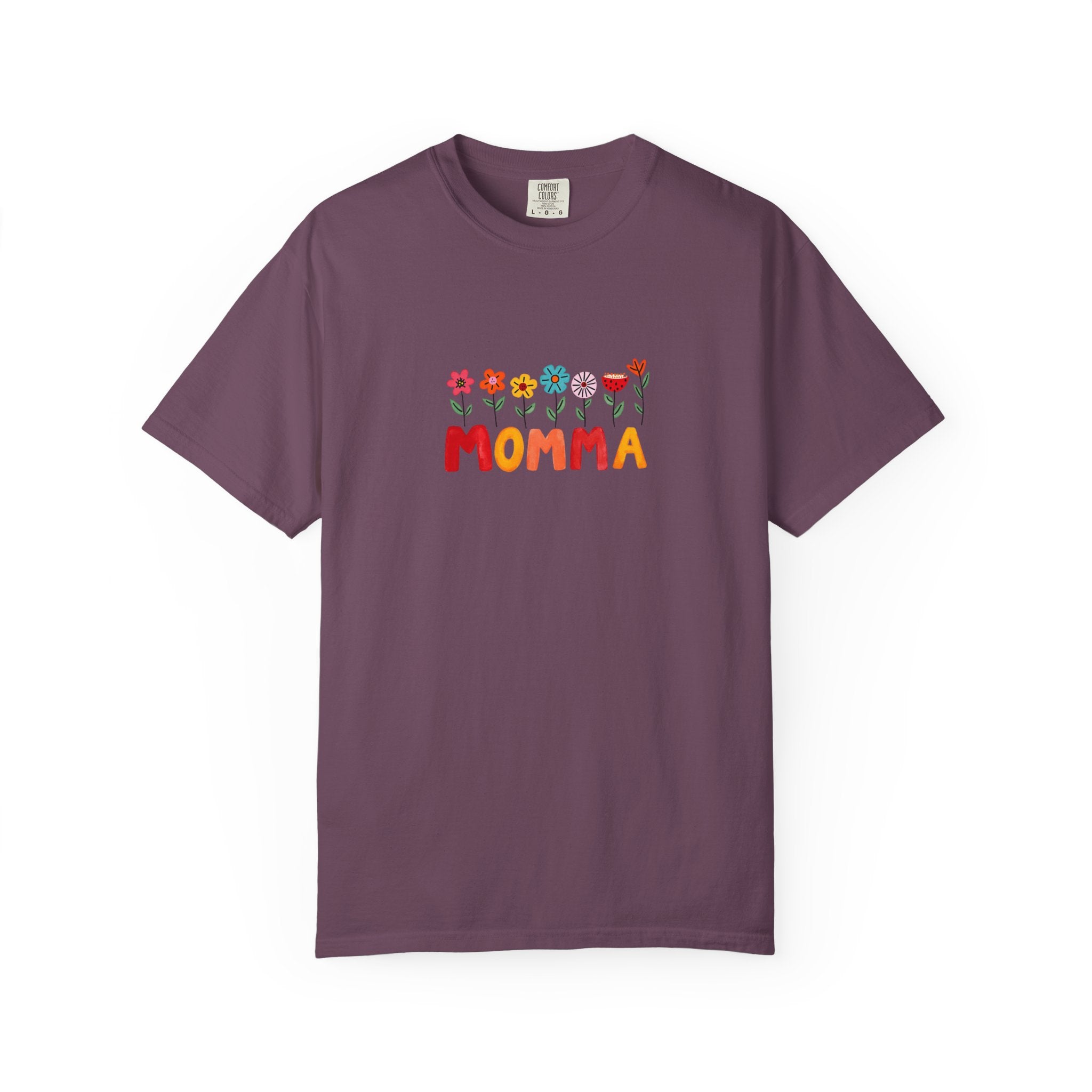 Momma Floral T-Shirt — Cute Colorful 'MOMMA' Mother's Day Tee