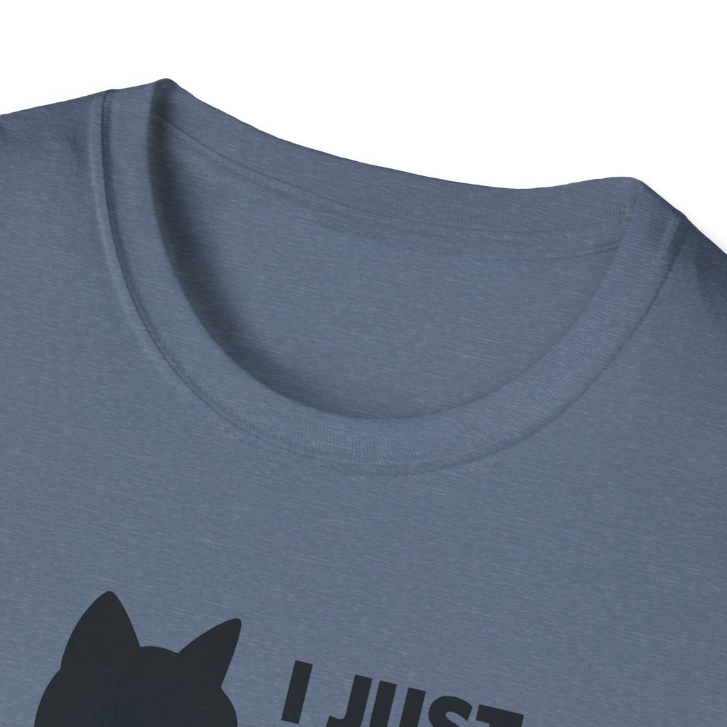 Cat & Coffee T-Shirt — "I Just Want to Drink Coffee and Pet My Cat" Graphic Tee