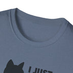 Cat & Coffee T-Shirt — "I Just Want to Drink Coffee and Pet My Cat" Graphic Tee