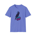T-Shirt — 'Chirp Tunes' Parrot with Headphones Graphic Tee