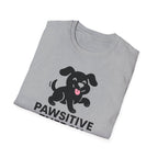 Pawsitive Energy T-Shirt — Cute Happy Puppy Graphic Tee for Dog Lovers