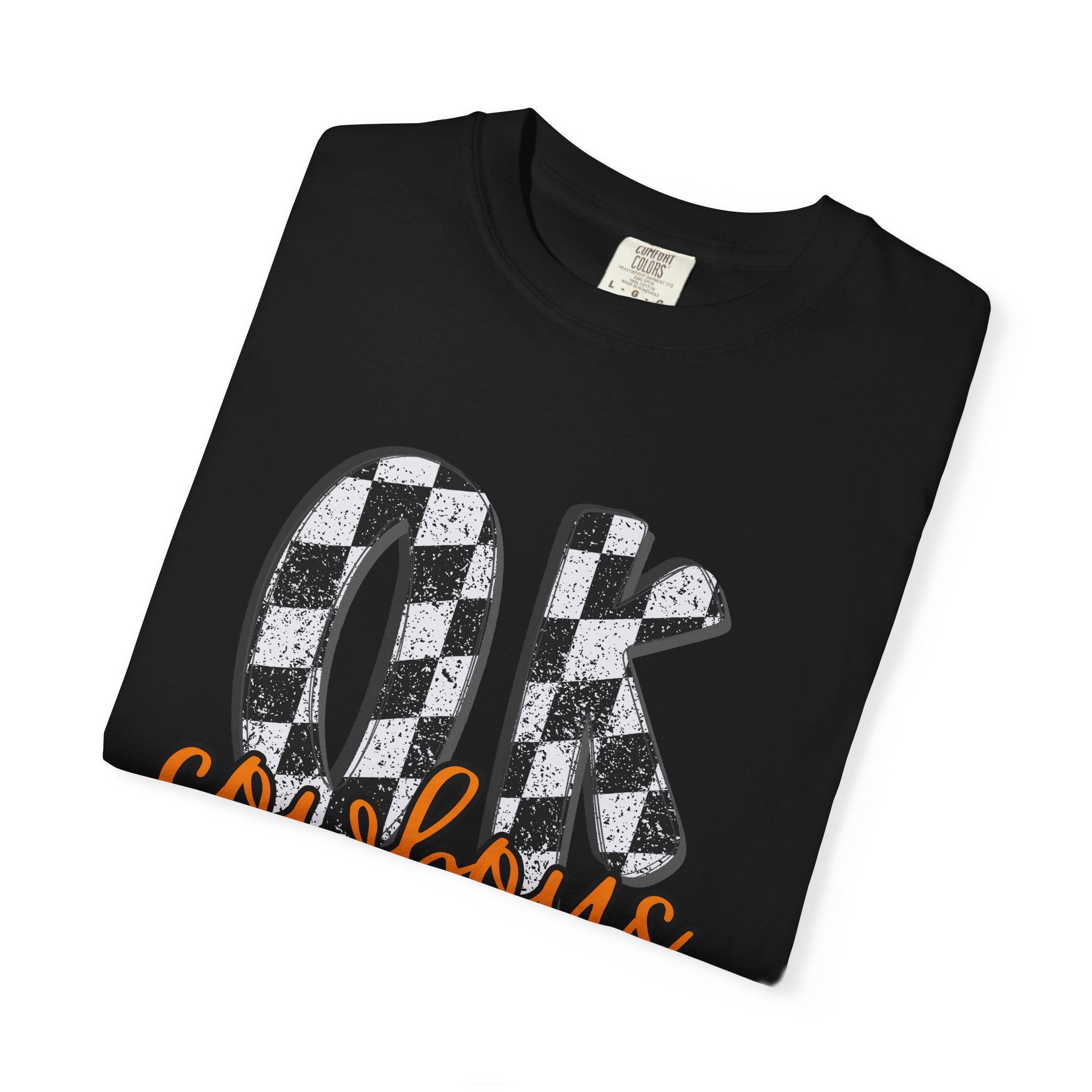 OK Cowboys Buffalo Check Graphic T-Shirt