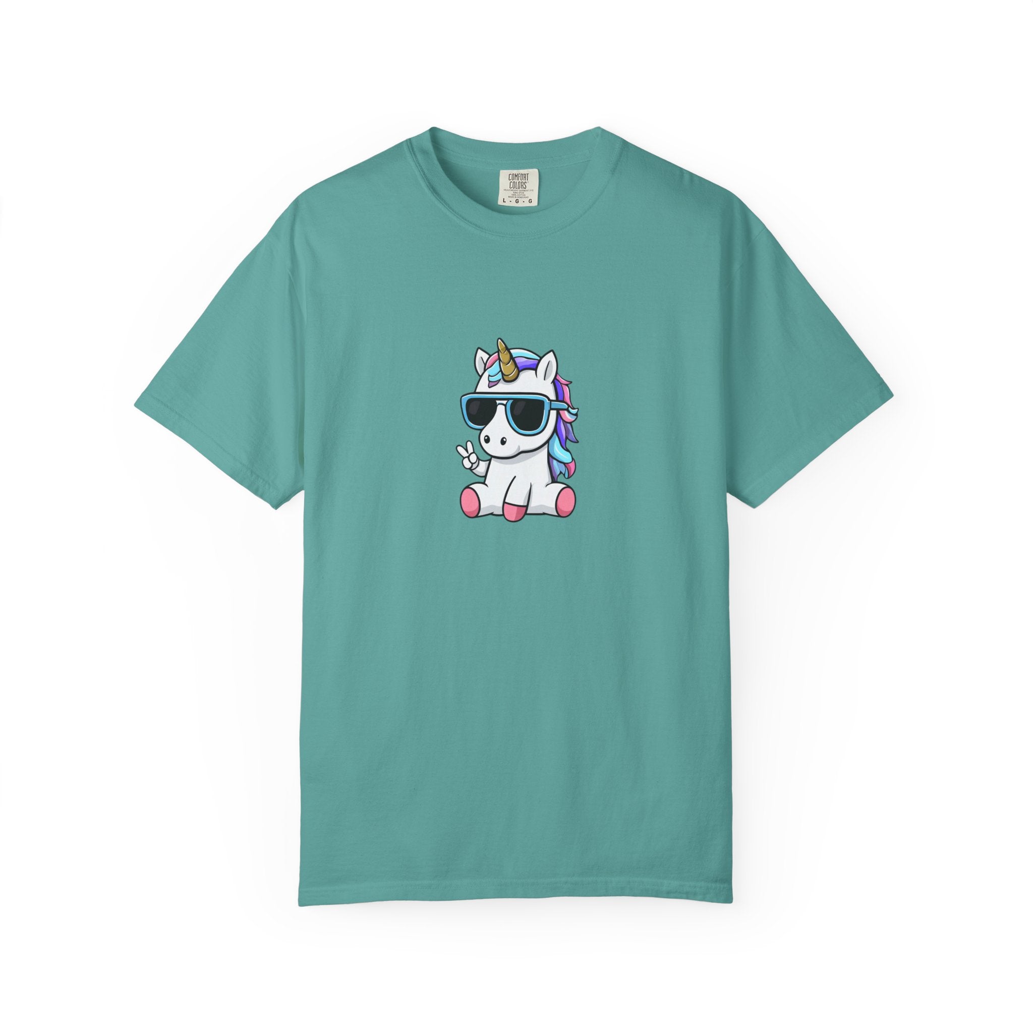 Unicorn Chill T-Shirt — Cute Sunglasses Unicorn Graphic Tee