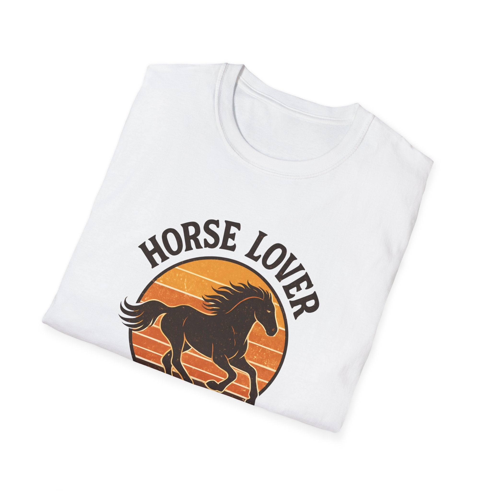 Horse Lover T-Shirt — Running Horse Sunset Graphic Tee