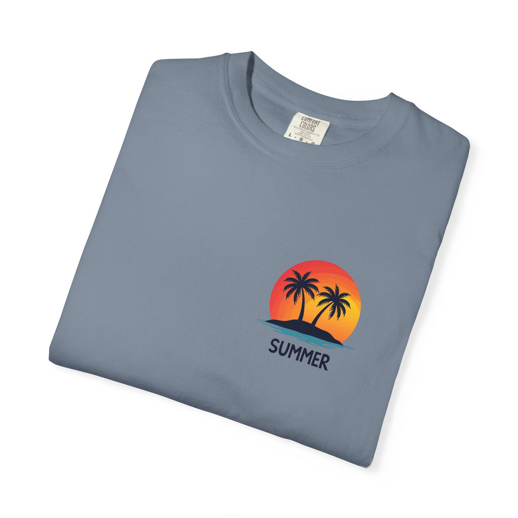 Summer Palm T-Shirt — Sunset Graphic Tee