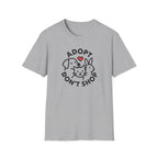 Adopt Don’t Shop T-Shirt — Cute Rescue Pet Love Tee (Cat, Dog & Bunny)