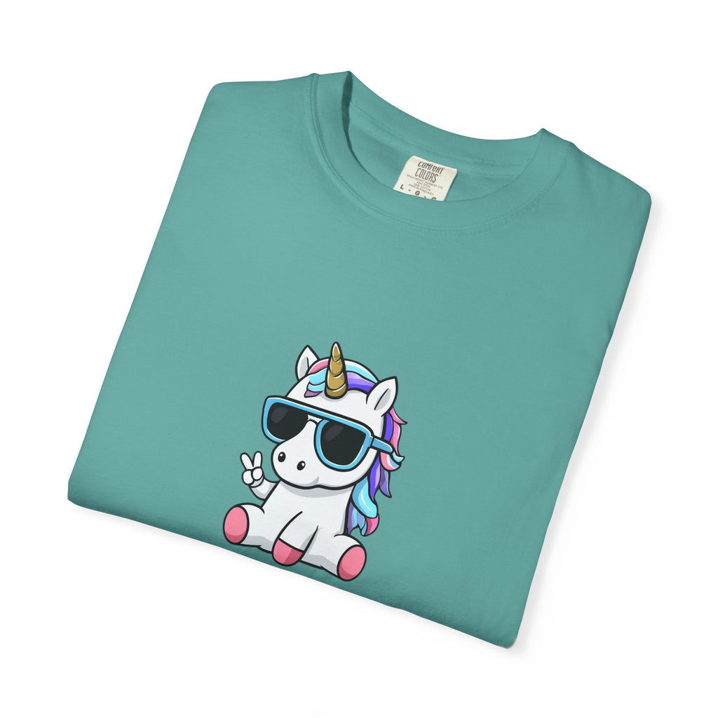 Unicorn Chill T-Shirt — Cute Sunglasses Unicorn Graphic Tee