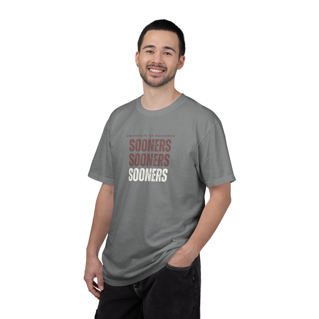 Sooners Stack T‑Shirt — University of Oklahoma Vintage Collegiate Tee