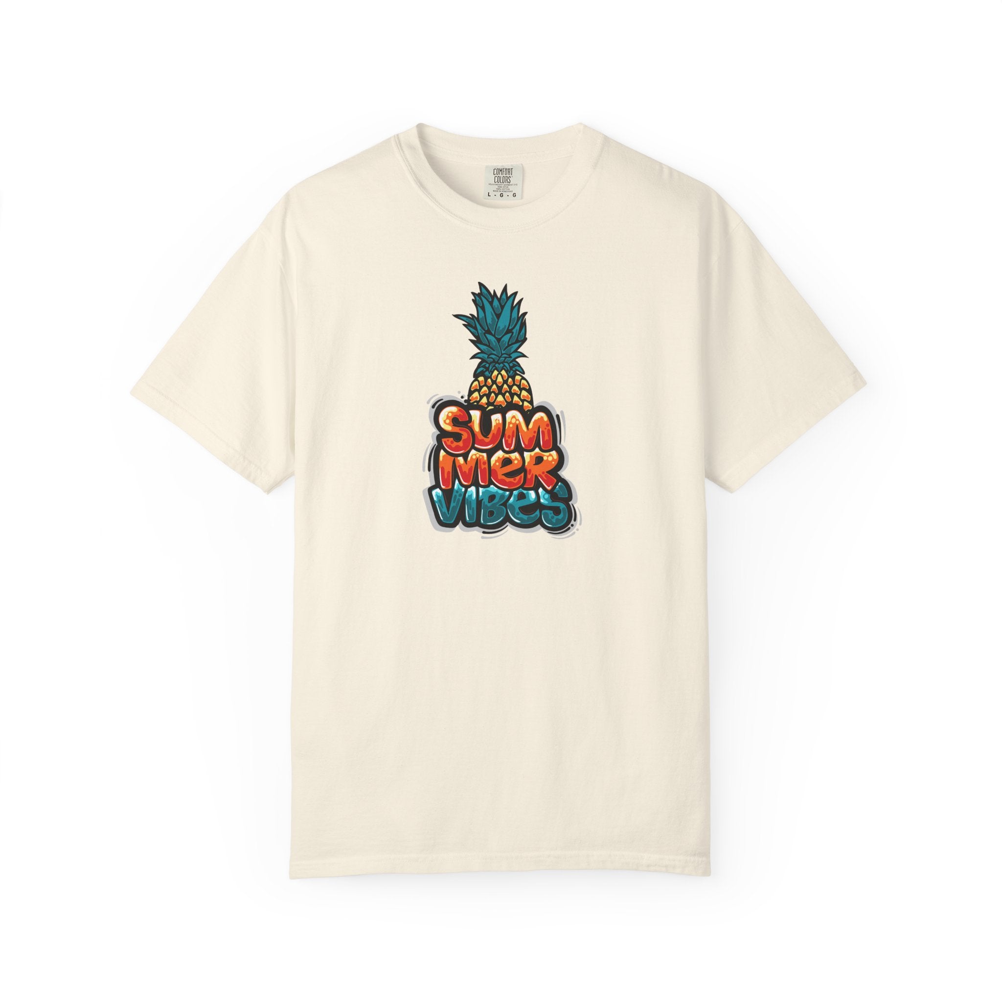 "Summer Vibes" Pineapple Graphic Tee