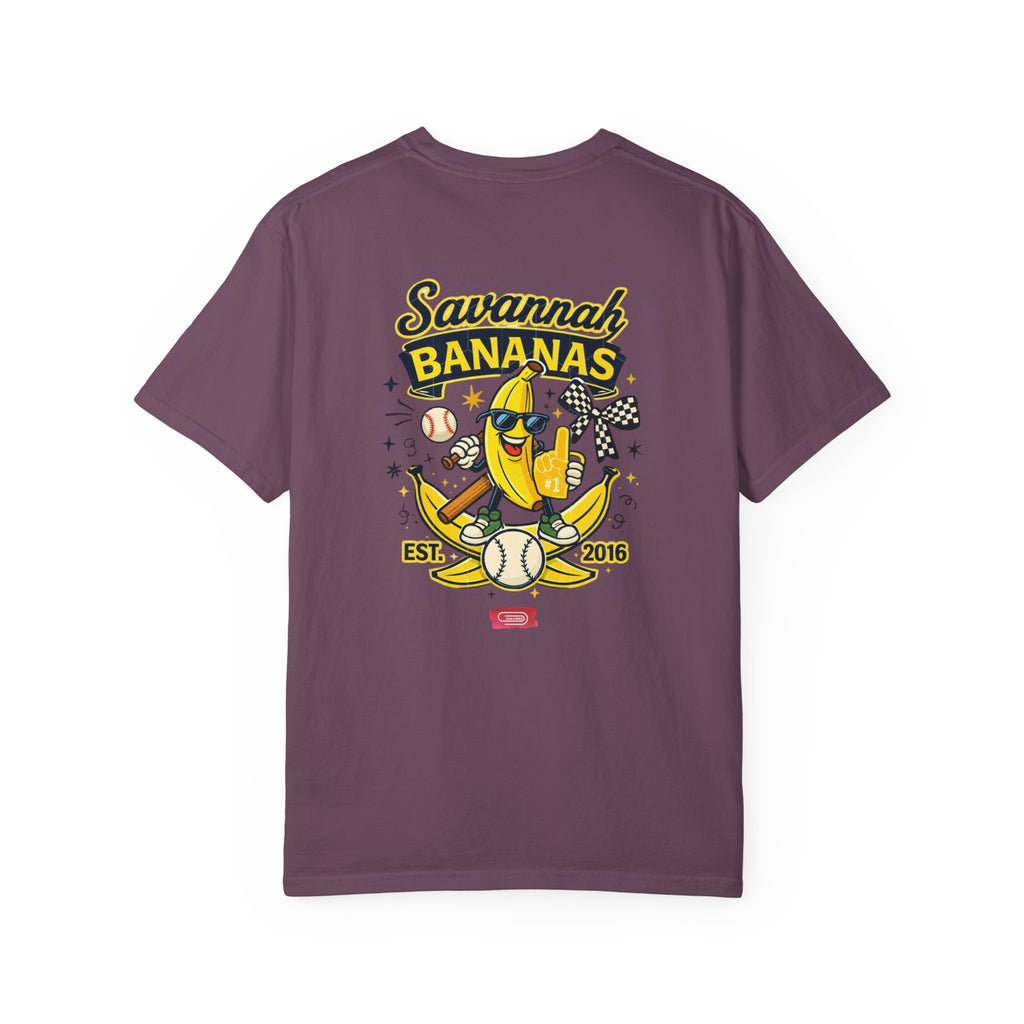Savannah Bananas Baseball T-Shirt — Retro Banana Mascot Tee