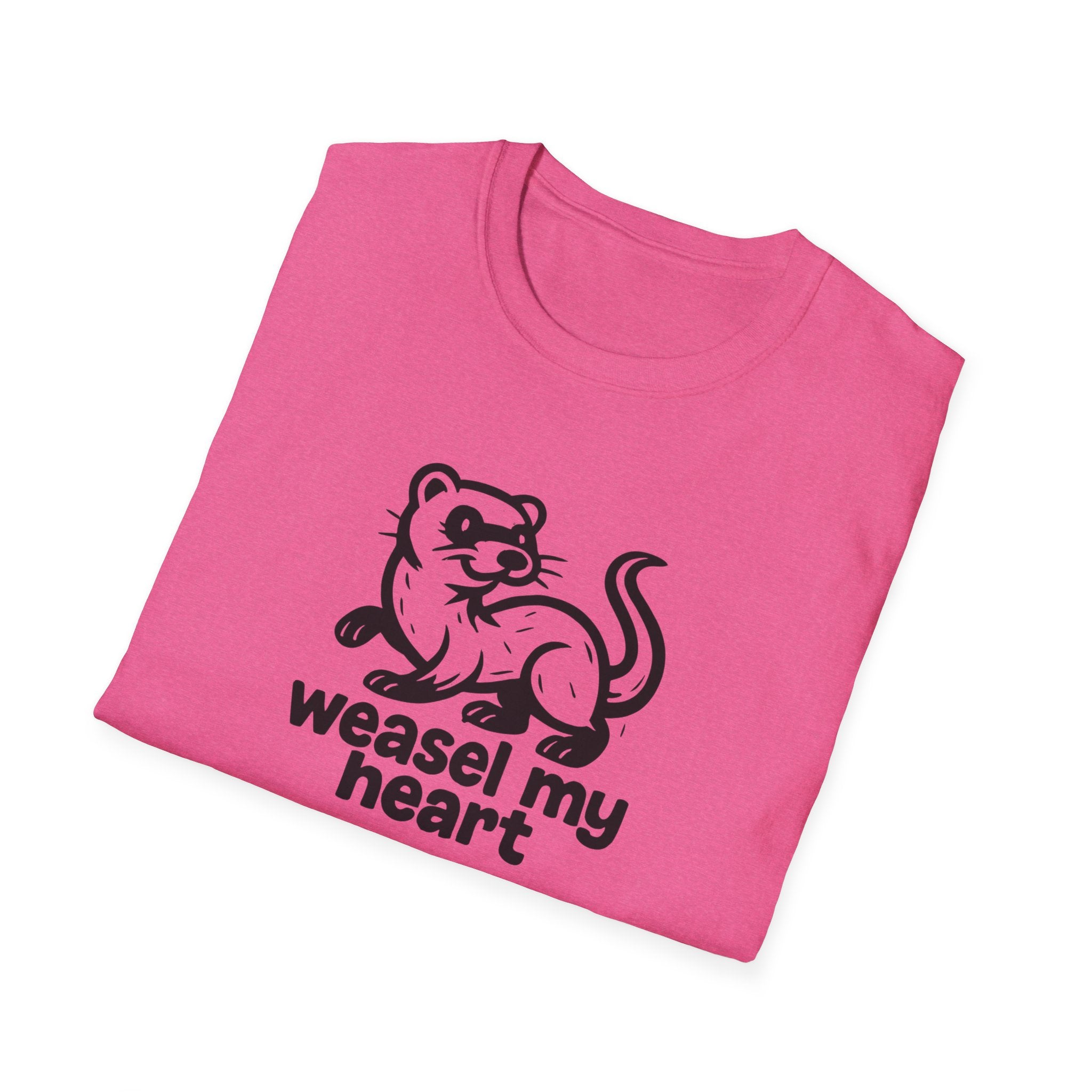 Weasel My Heart T-Shirt — Cute Weasel Illustration Tee