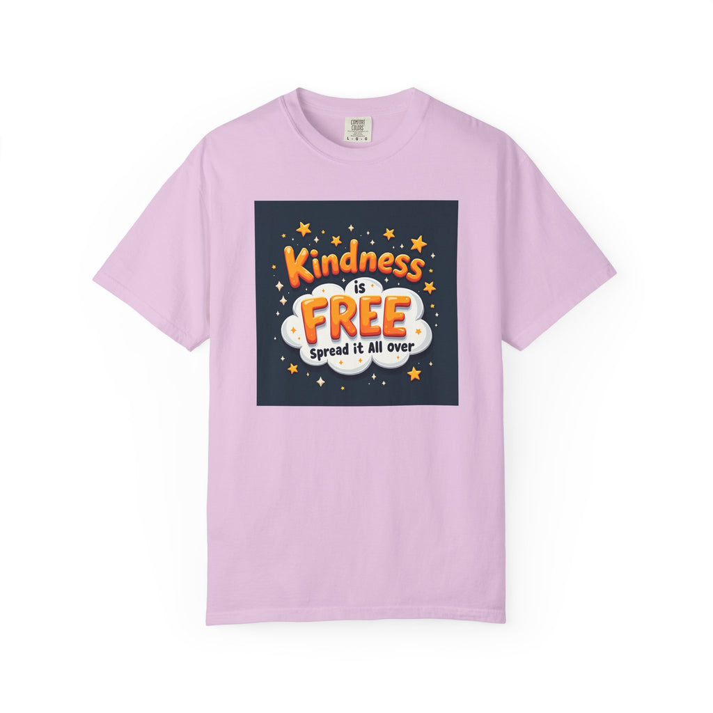 Kindness Is Free T-Shirt — 'Spread It All Over' Positive Graphic Tee