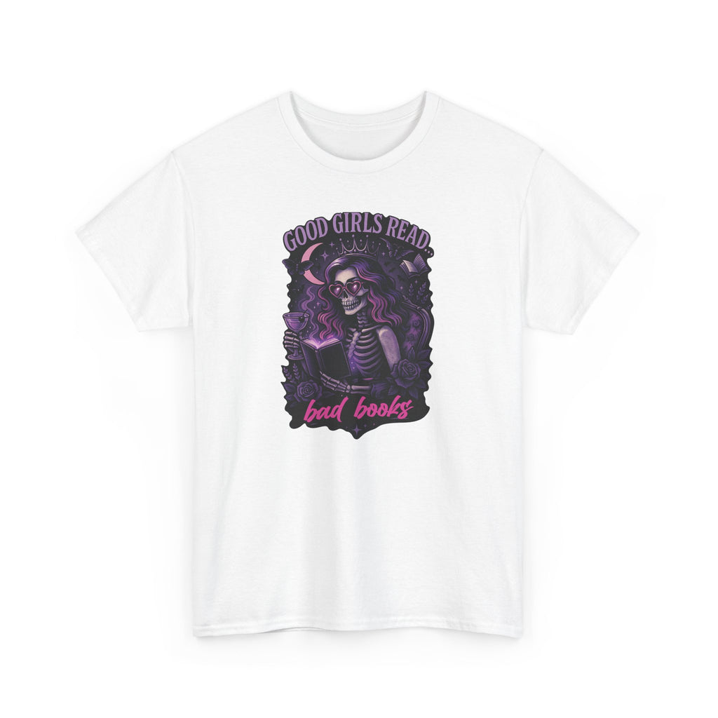 "Good Girls Read Bad Books" Gothic Book Lover T-Shirt