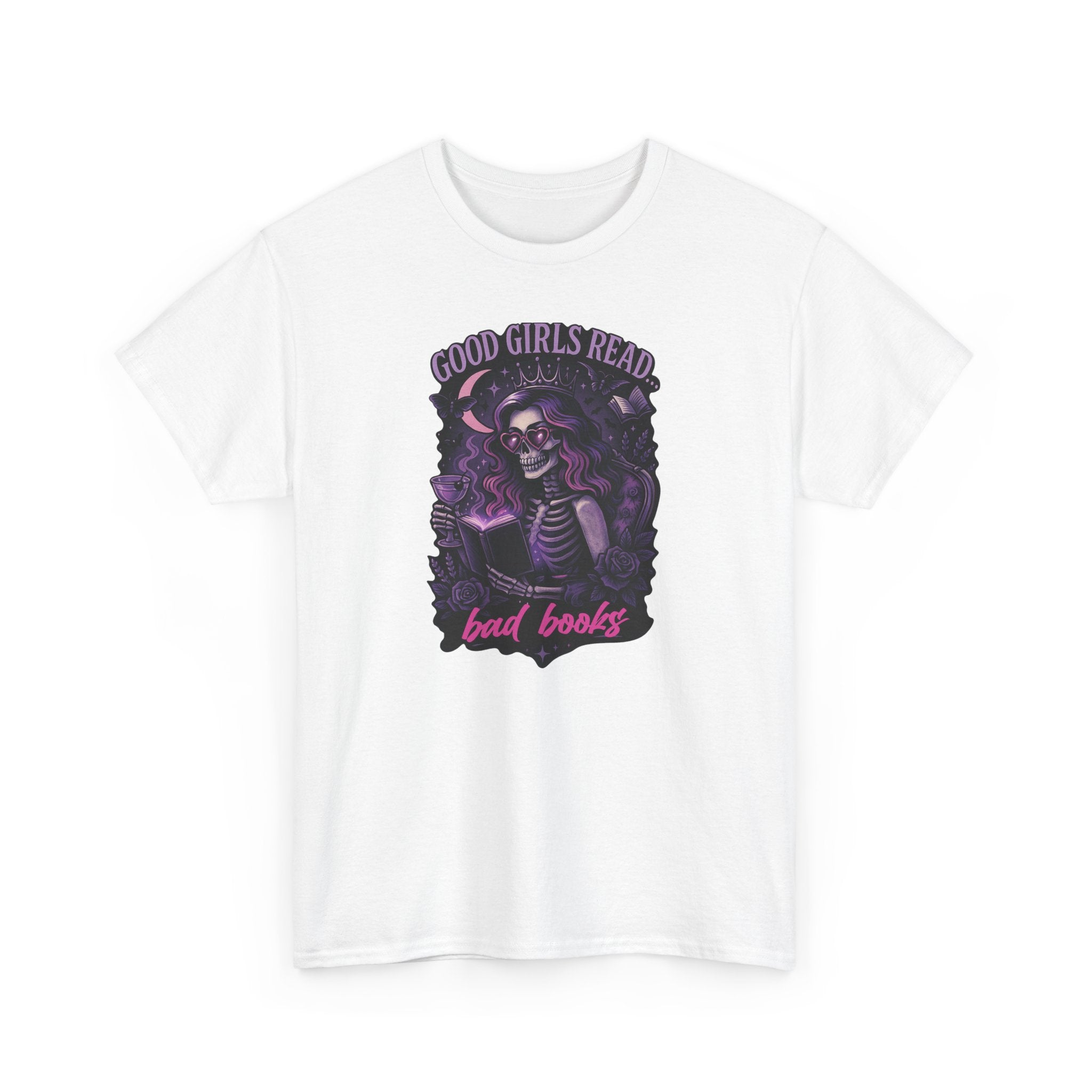 "Good Girls Read Bad Books" Gothic Book Lover T-Shirt