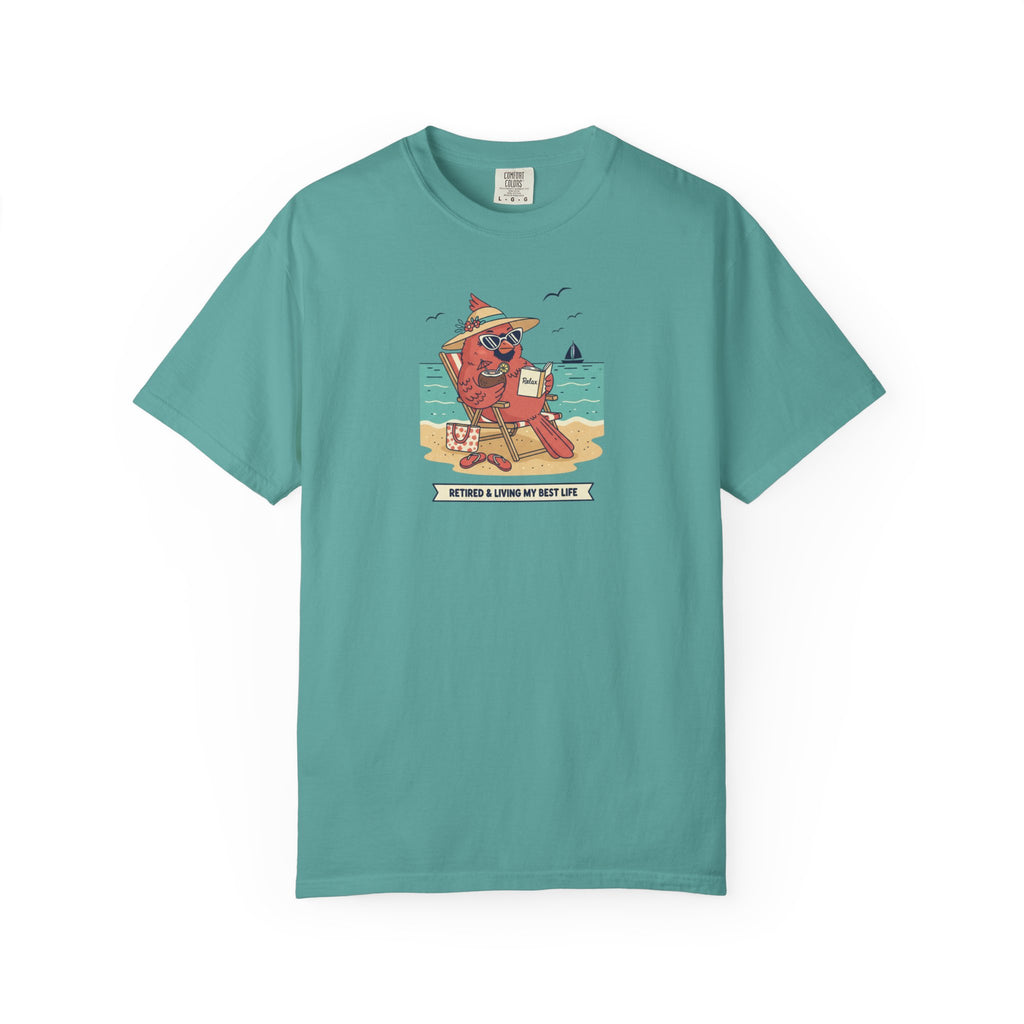 Beach Cardinal Relaxing T-Shirt — Retro Summer Tee