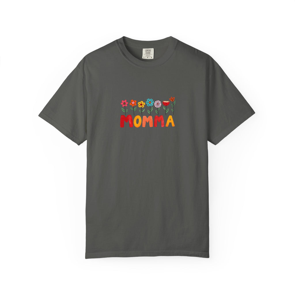 Momma Floral T-Shirt — Cute Colorful 'MOMMA' Mother's Day Tee