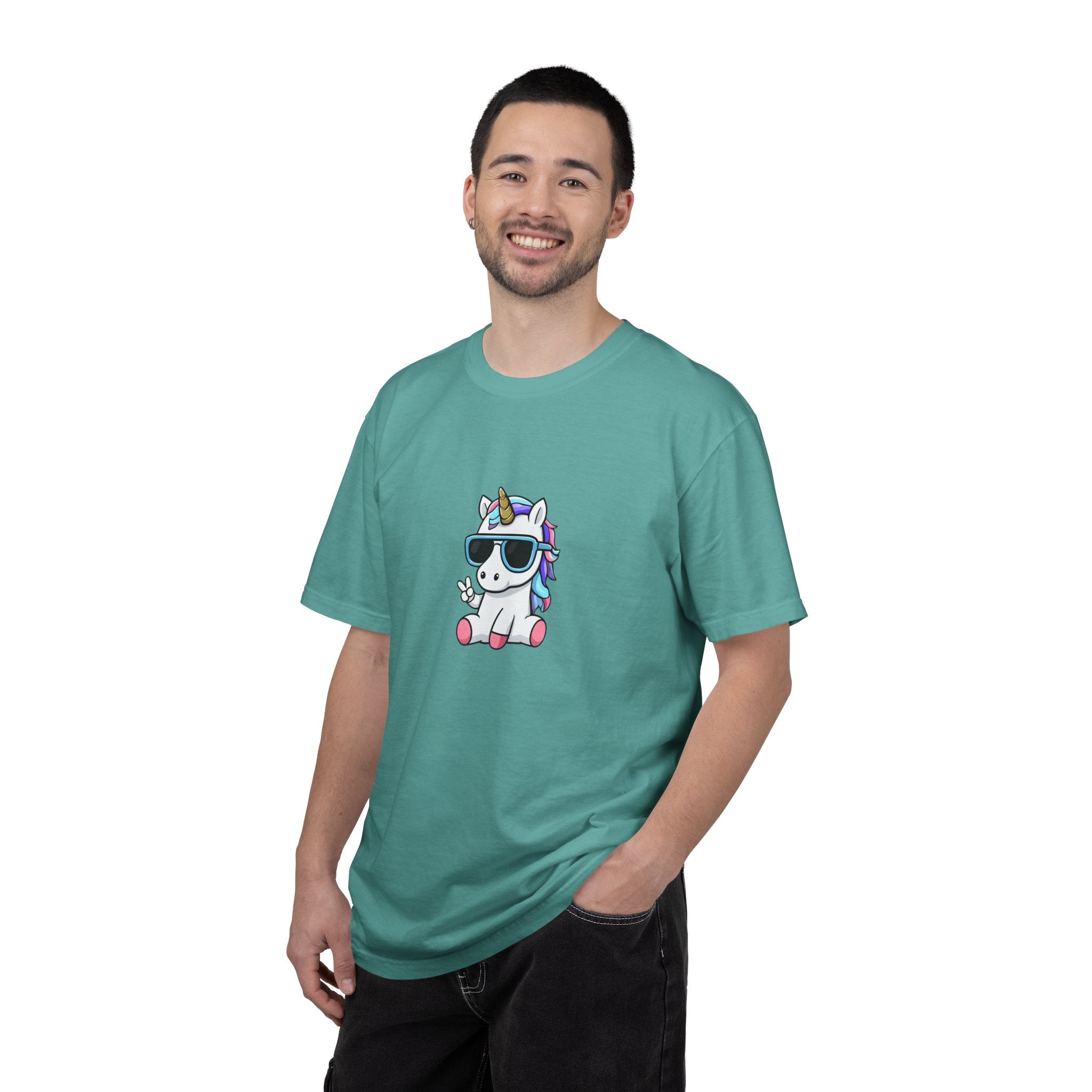 Unicorn Chill T-Shirt — Cute Sunglasses Unicorn Graphic Tee