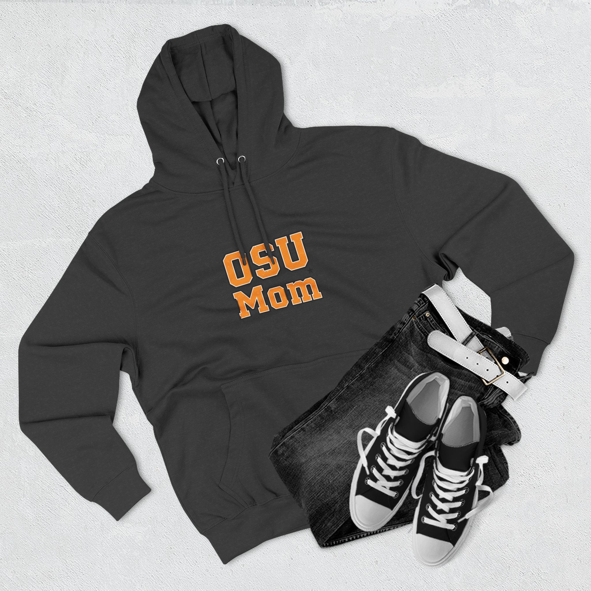 OSU Mom Hoodie — College Spirit Pullover for Proud Ohio State Moms