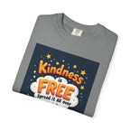 Kindness Is Free T-Shirt — 'Spread It All Over' Positive Graphic Tee