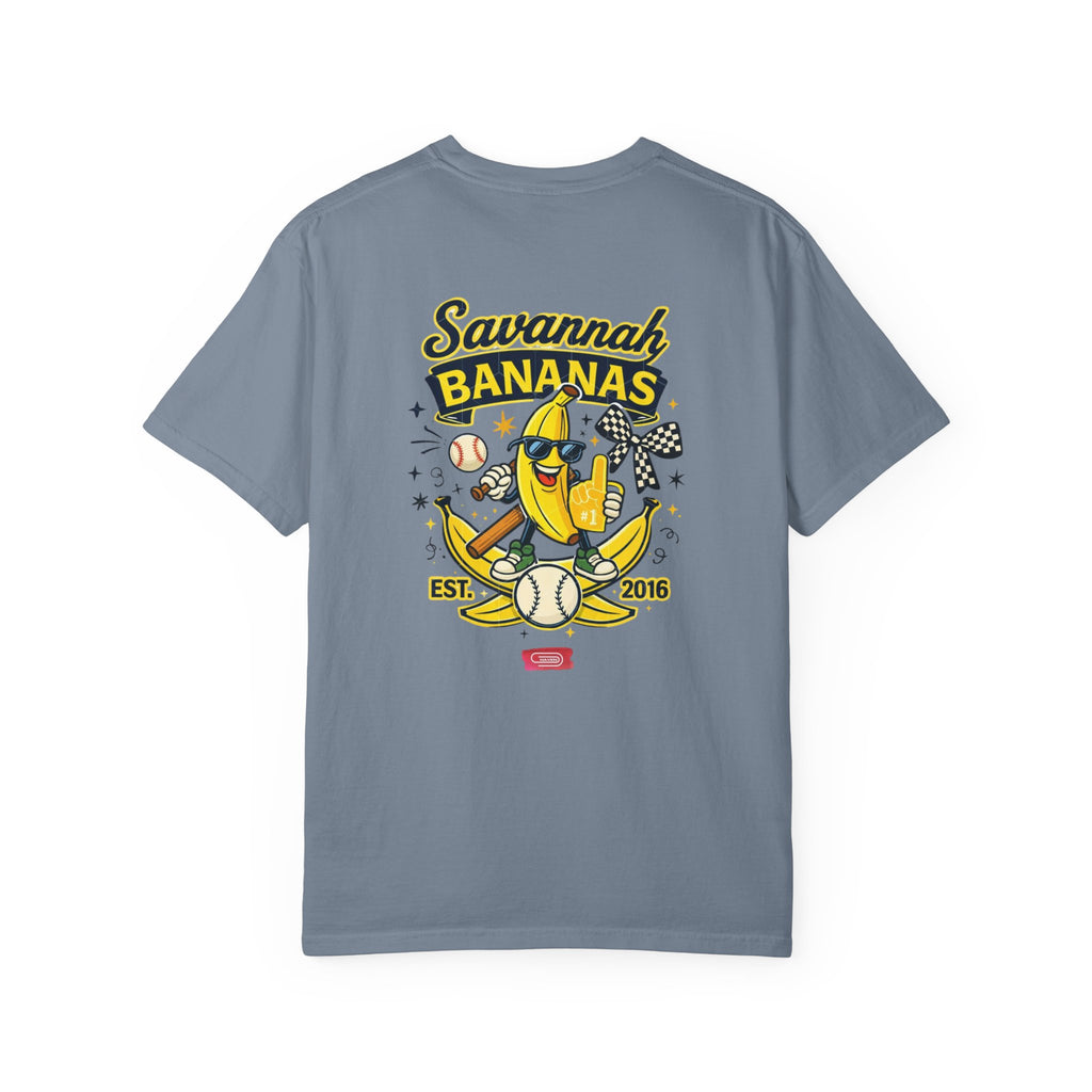Savannah Bananas Baseball T-Shirt — Retro Banana Mascot Tee