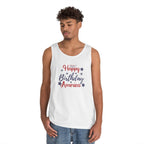 Patriotic "Happy Birthday America" Tank