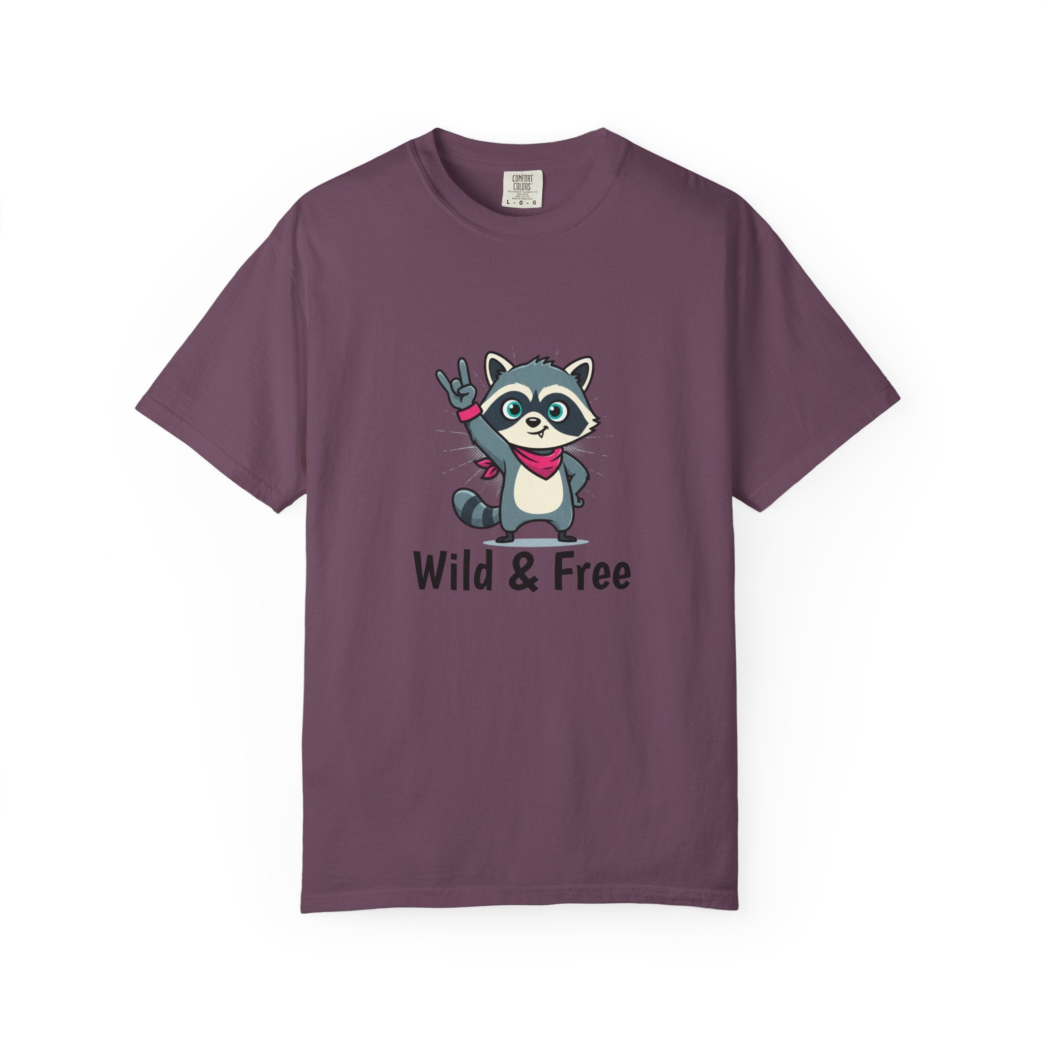 Raccoon "Wild & Free" T-Shirt