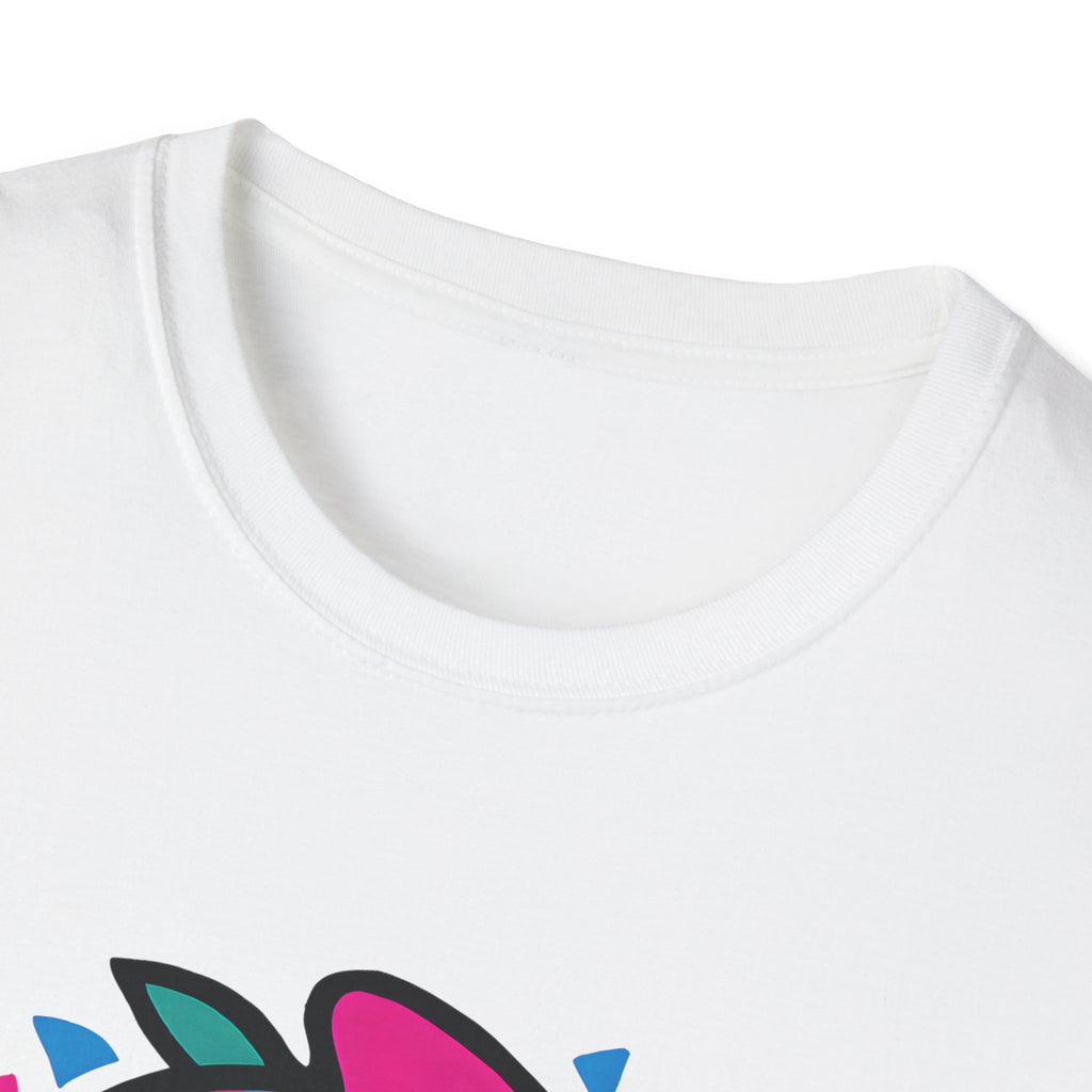 Unisex T-Shirt — 'Unleash Your Colors' Rainbow Chameleon Graphic Tee