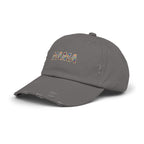 MAMA Distressed Baseball Cap — Floral Patch Mom Hat
