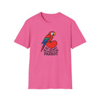 Parrot Lover T-Shirt — "My Heart Belongs to My Parrot" Graphic Tee