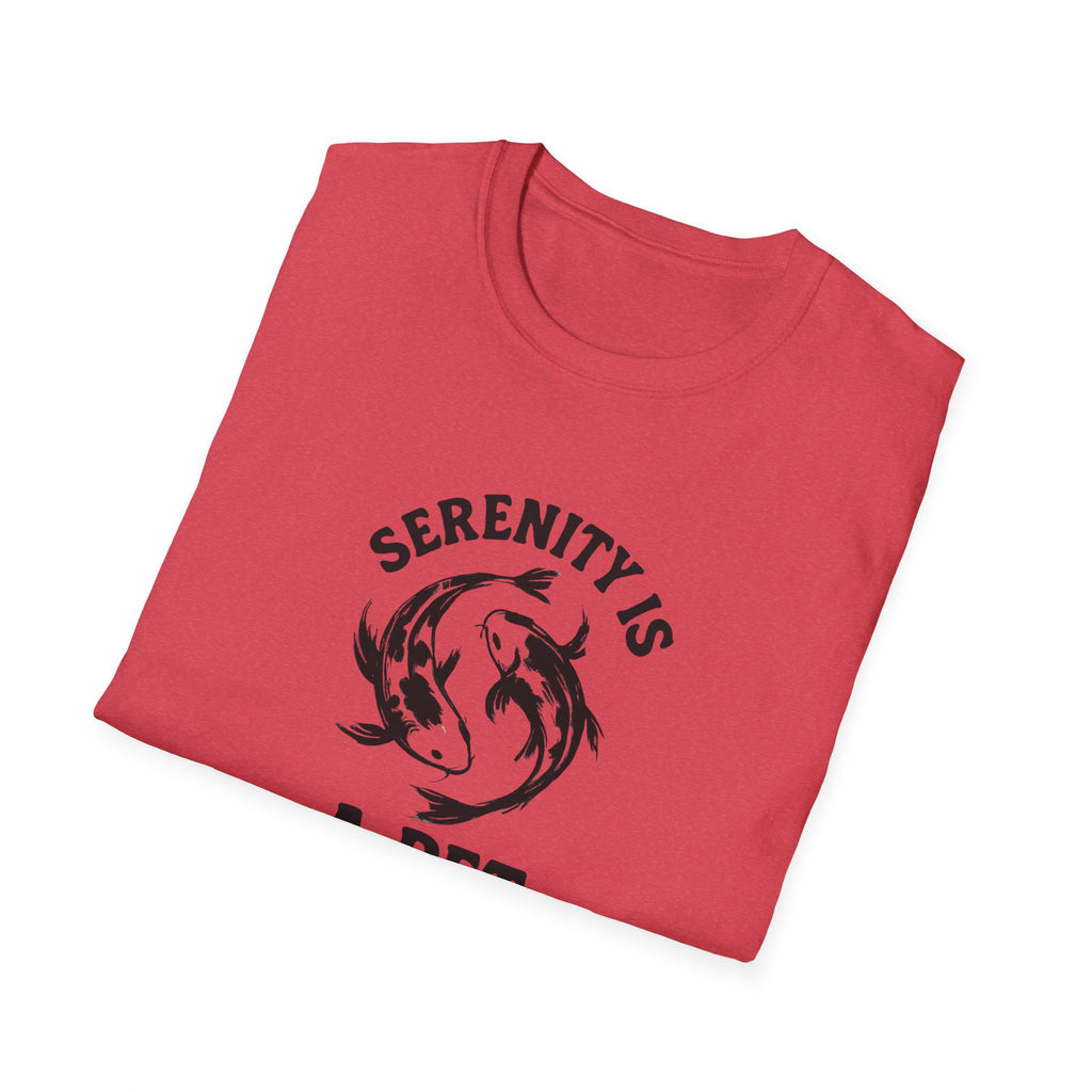 Serenity Is a Pet T-Shirt — Relaxing Koi Fish Design for Pet Lovers