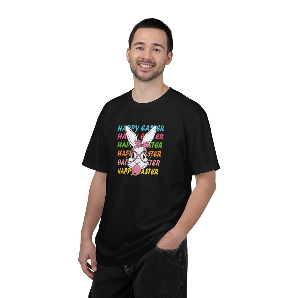 Easter Bunny Glasses T-Shirt — Happy Easter Pastel Graphic Tee