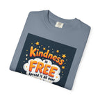 Kindness Is Free T-Shirt — 'Spread It All Over' Positive Graphic Tee