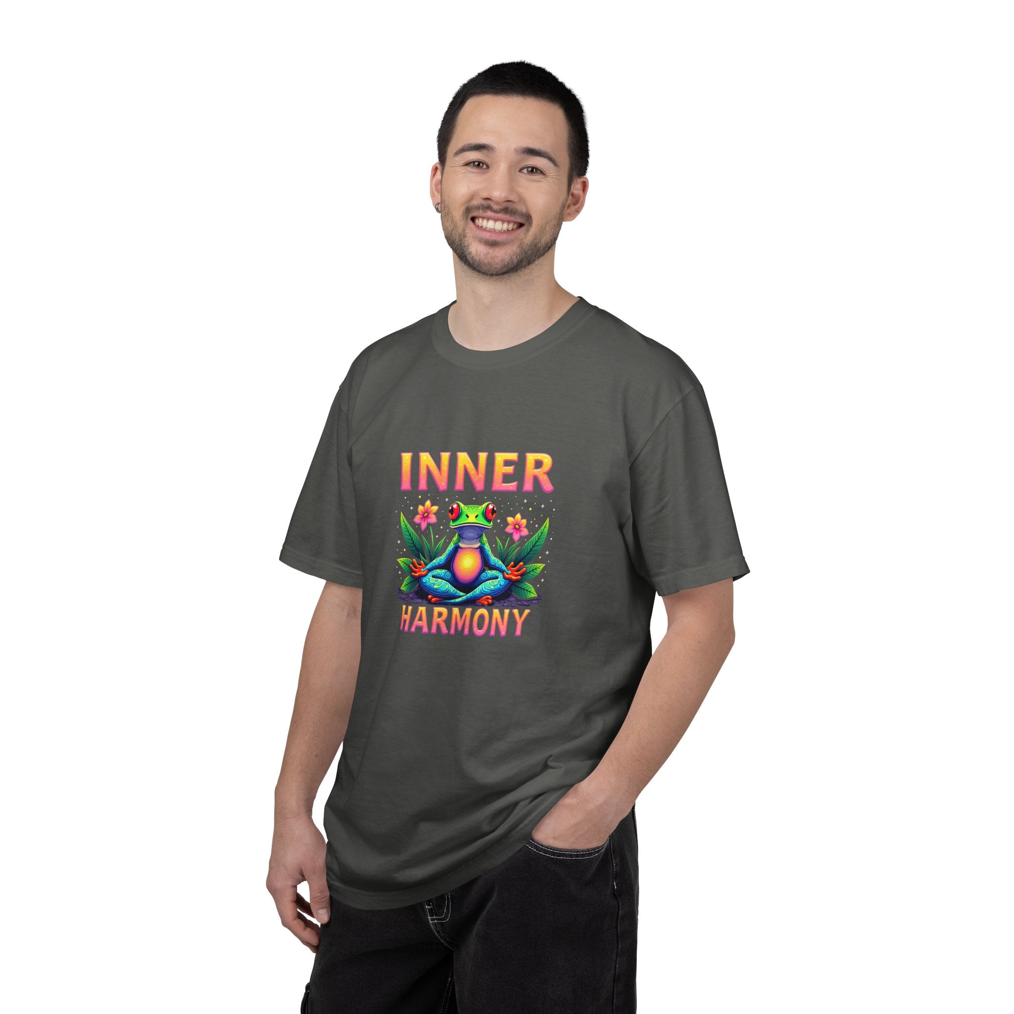 Inner Harmony Frog T-Shirt – Meditation Yoga Graphic Tee