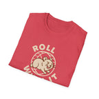 T-Shirt — "Roll With It" Cute Hamster Graphic Tee