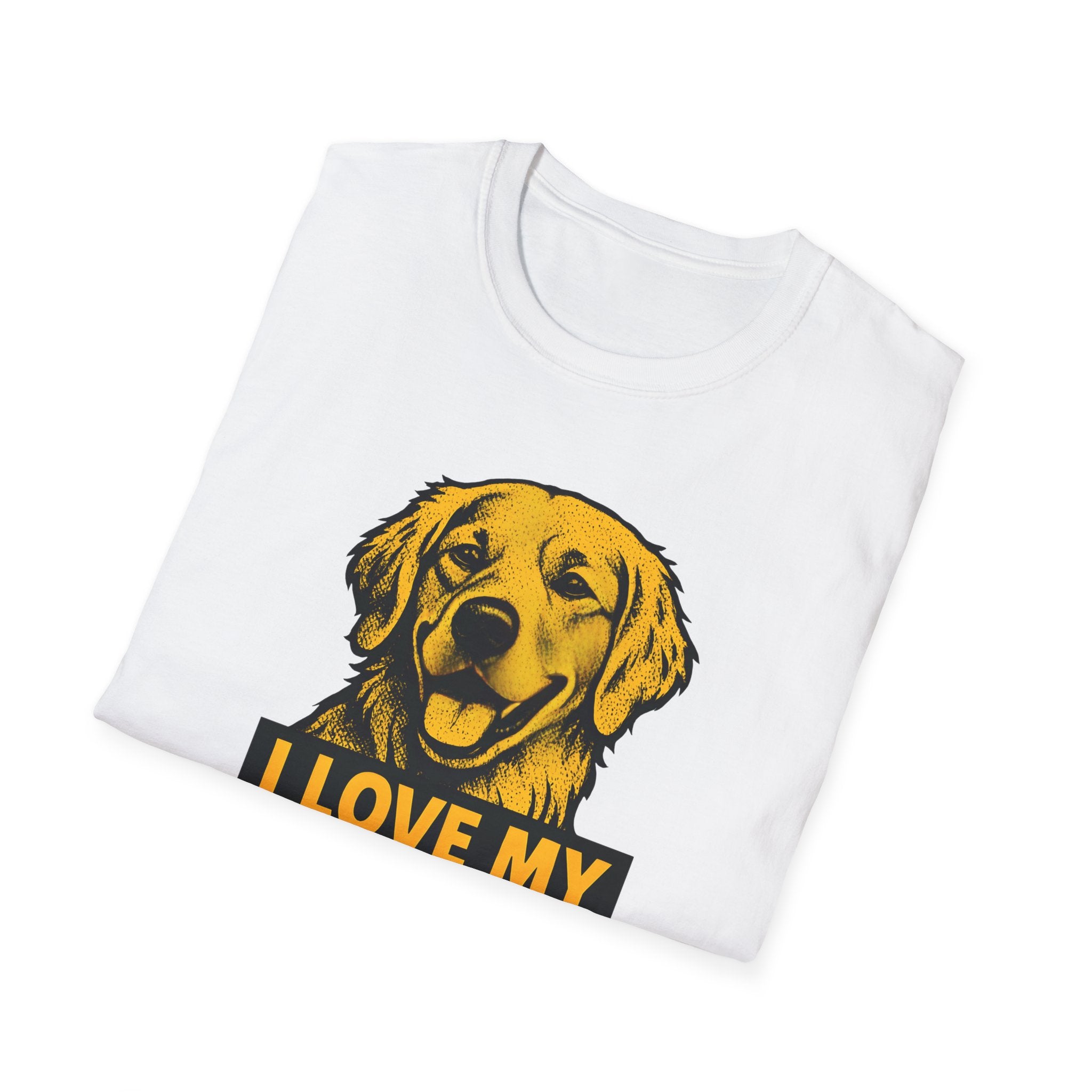 I Love My Golden Retriever T-Shirt — Cute Dog Lover Tee