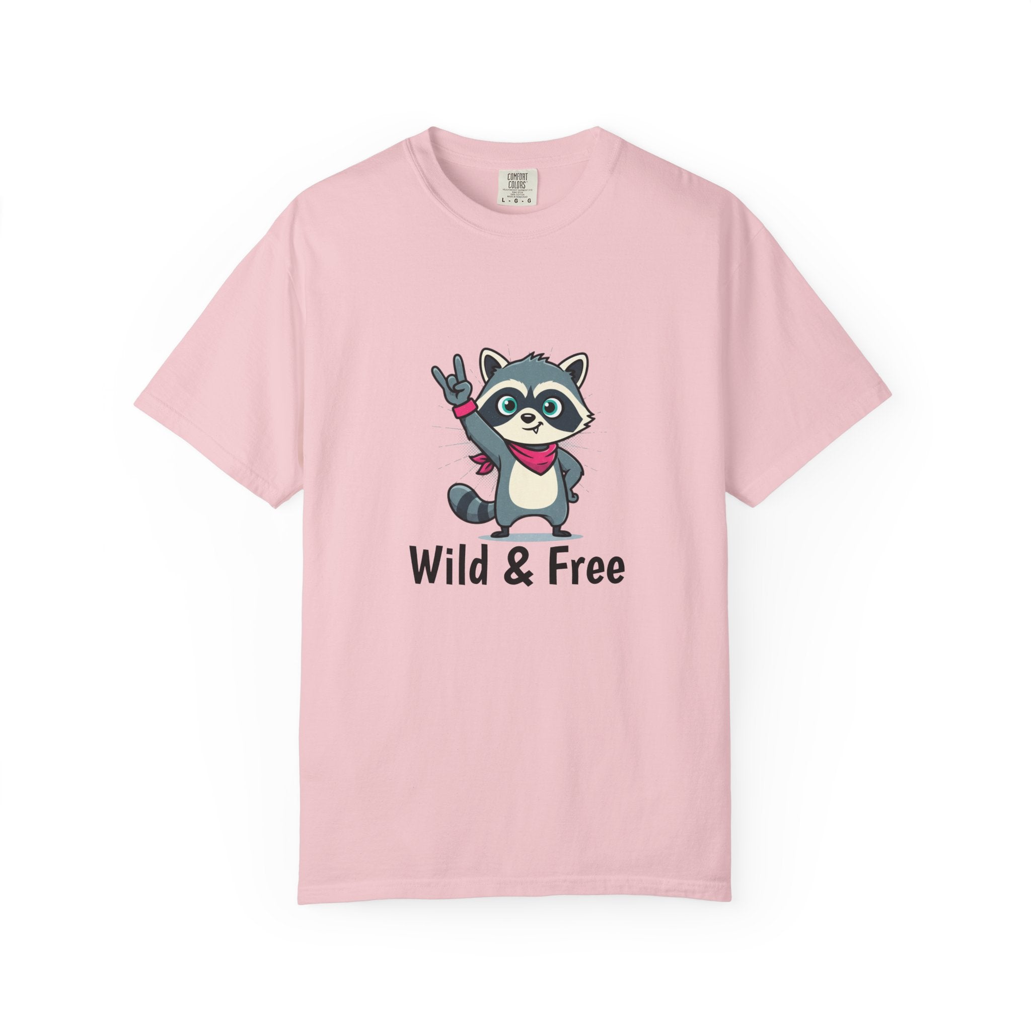 Raccoon "Wild & Free" T-Shirt