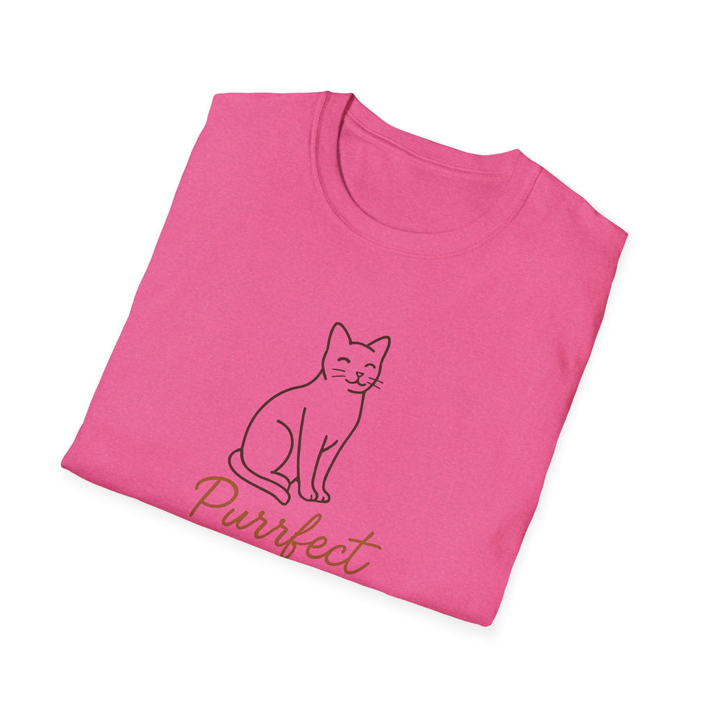 Cat T-Shirt — 'Purrfect Companion' Minimalist Cat Lover Tee
