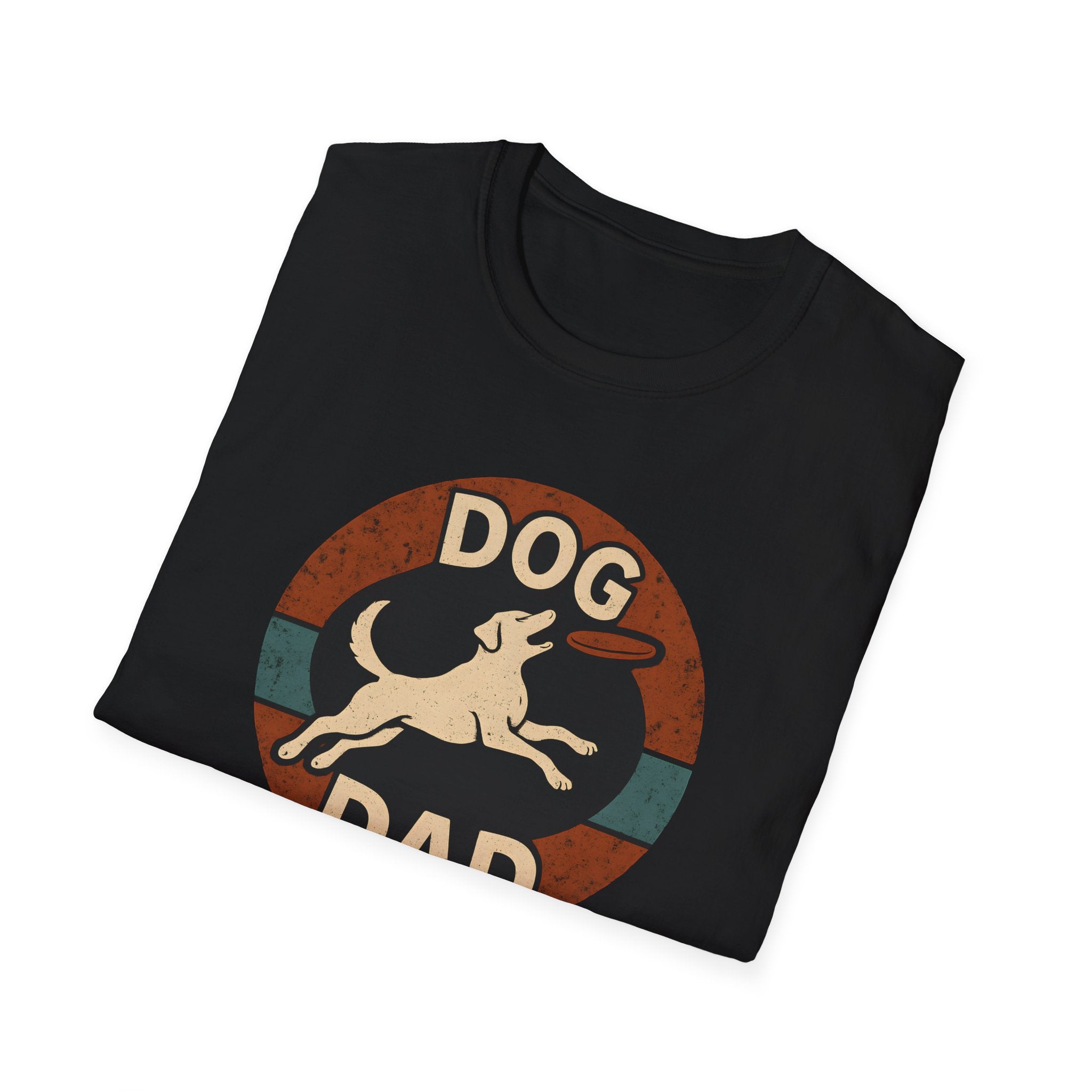 Dog Dad T-Shirt – Retro Running Dog Graphic, Funny Father’s Day Gift for Pet Owners