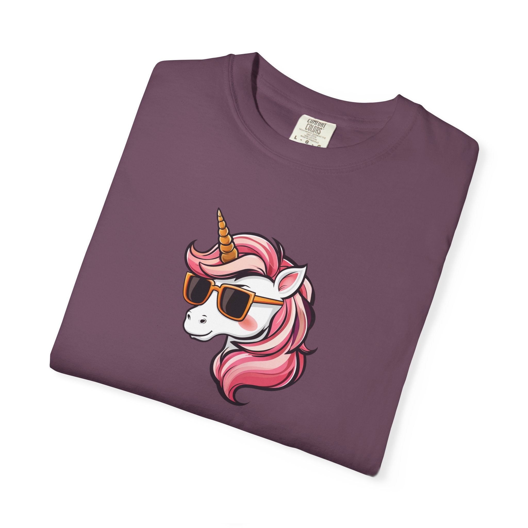Cool Unicorn T-Shirt — Sunglasses Pink Unicorn Graphic Tee