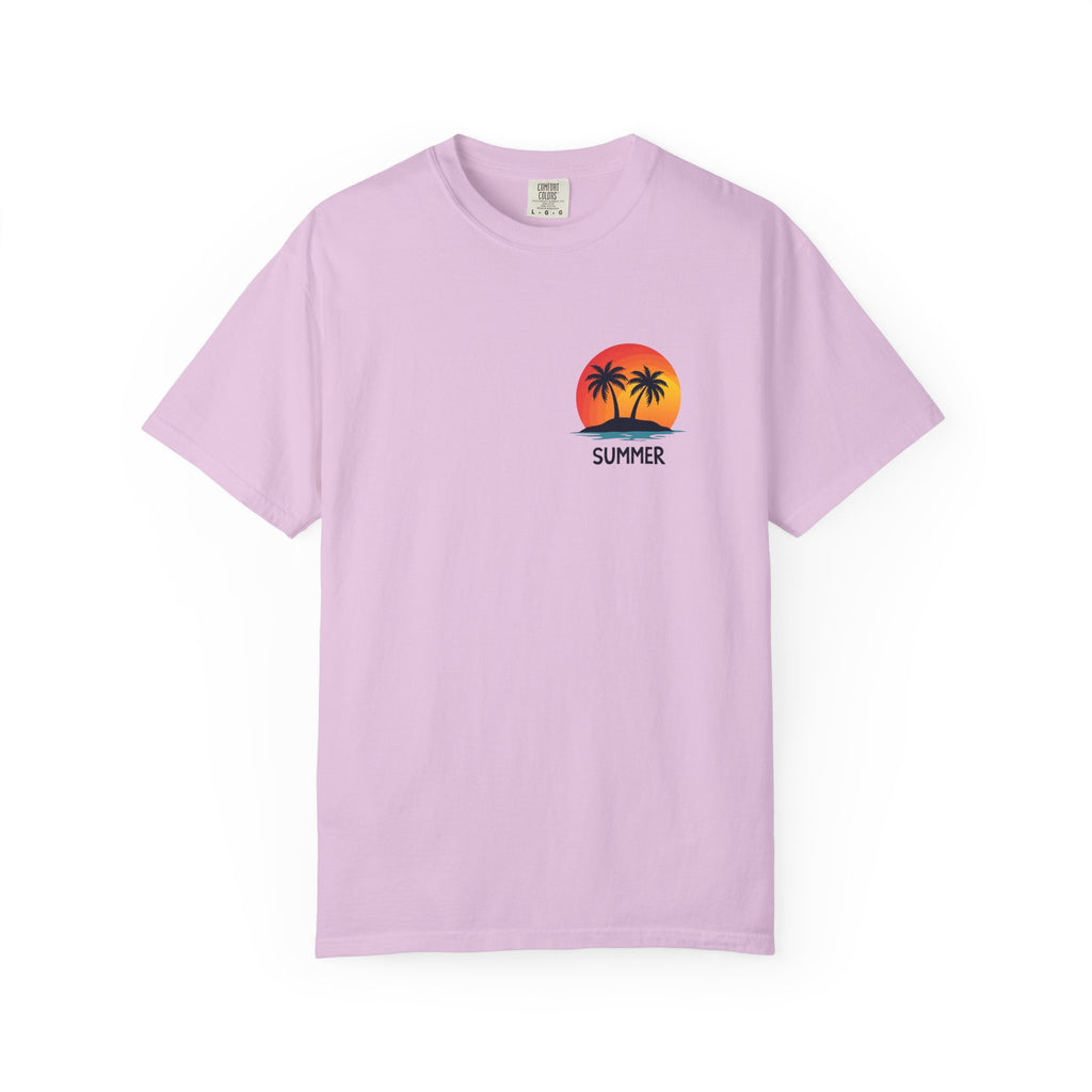 Summer Palm T-Shirt — Sunset Graphic Tee