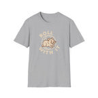 T-Shirt — "Roll With It" Cute Hamster Graphic Tee