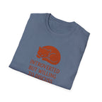 T-Shirt — "Introverted But Willing to Discuss Pets" Cat Graphic Tee