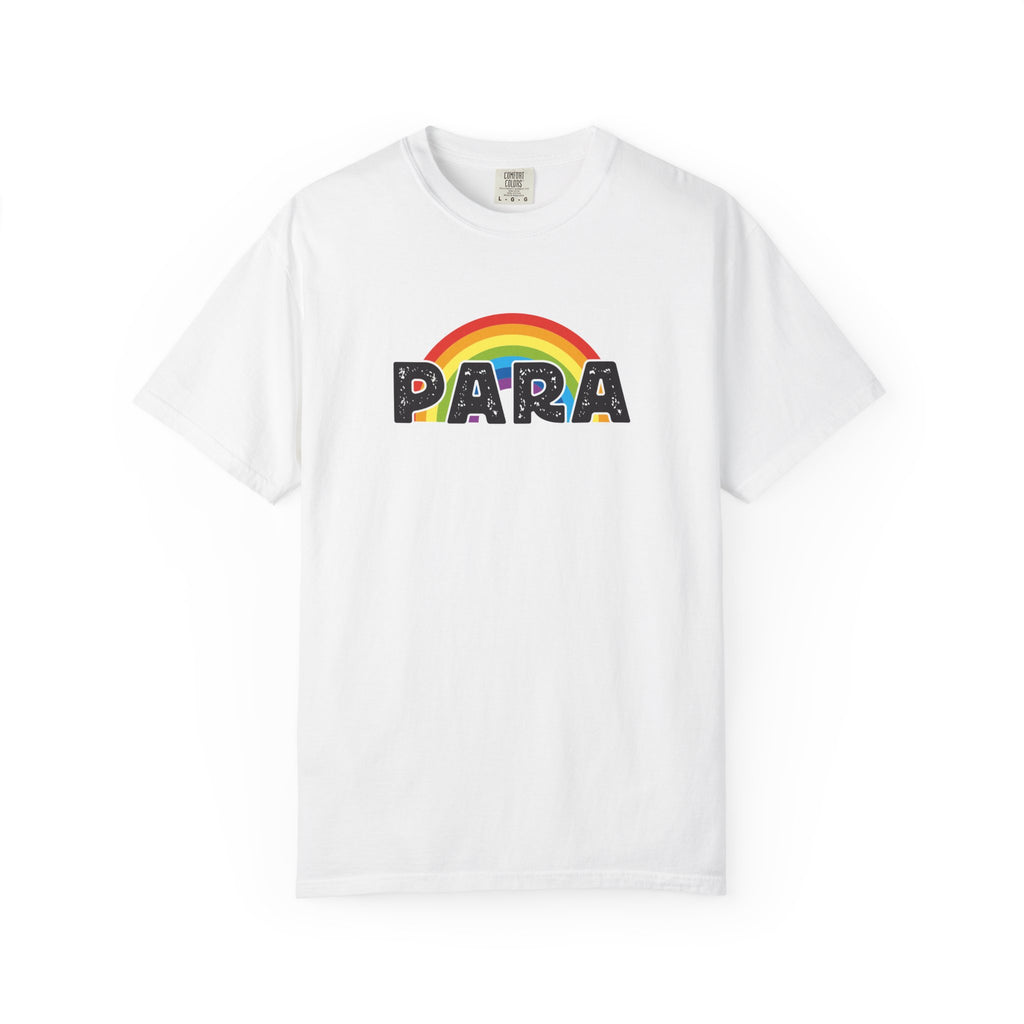 PARA Rainbow Graphic T-Shirt – Colorful Pride-Inspired Lettering