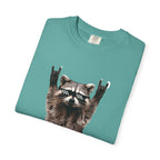 Rock On Raccoon T-Shirt — Cool Sunglasses Graphic Tee