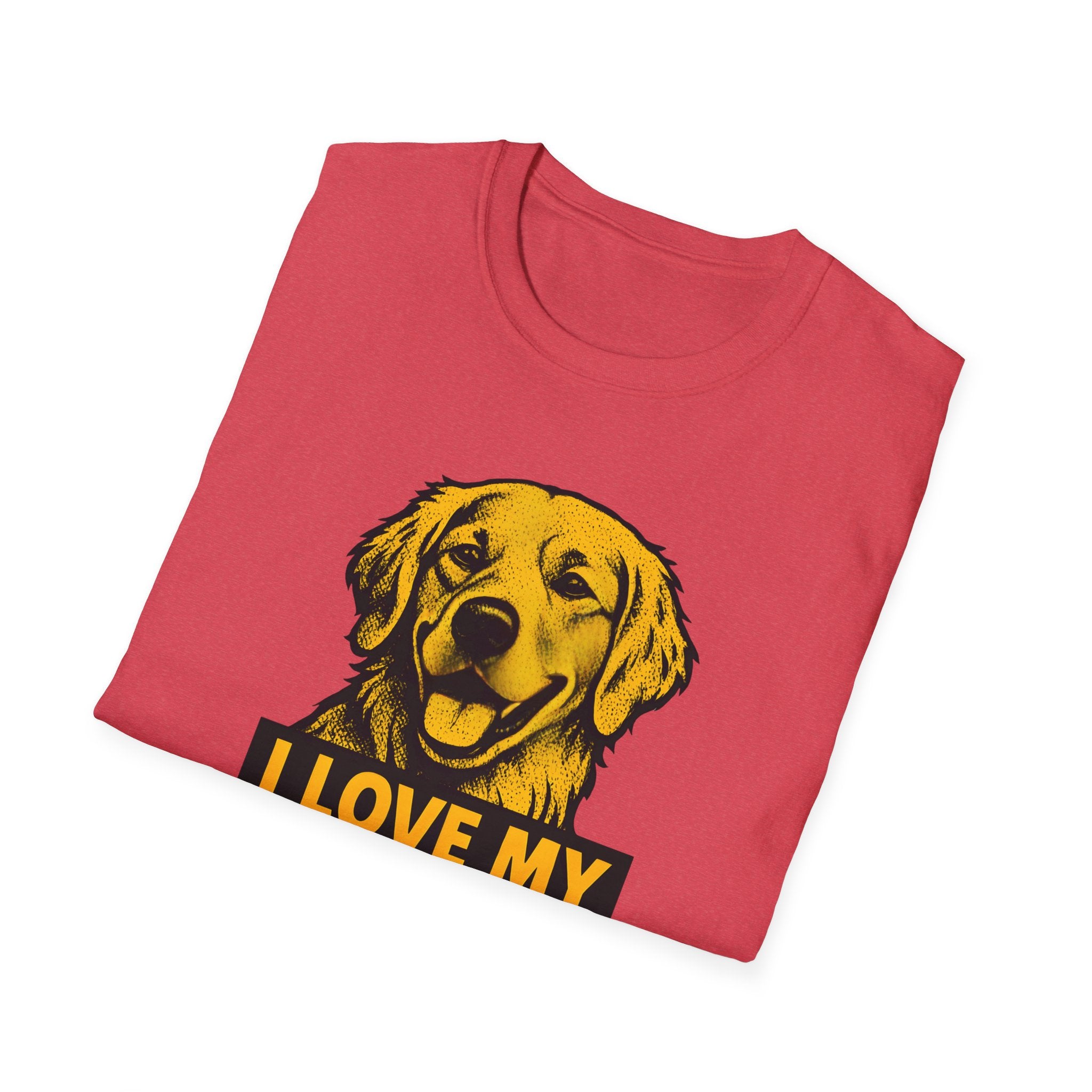 I Love My Golden Retriever T-Shirt — Cute Dog Lover Tee