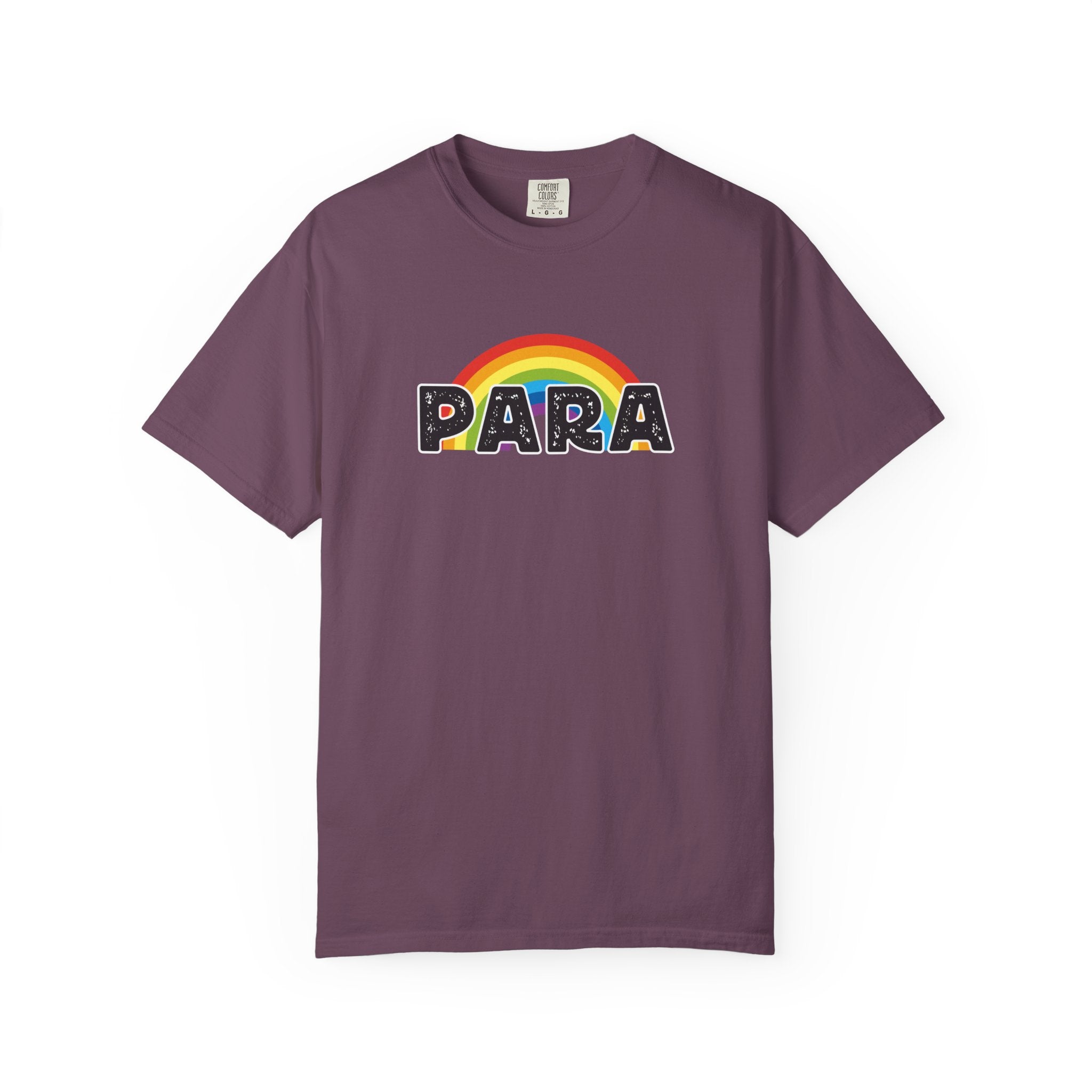 PARA Rainbow Graphic T-Shirt – Colorful Pride-Inspired Lettering