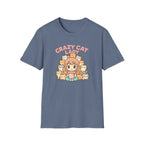 Crazy Cat Lady T-Shirt — Cute Anime Cat Mom Graphic Tee