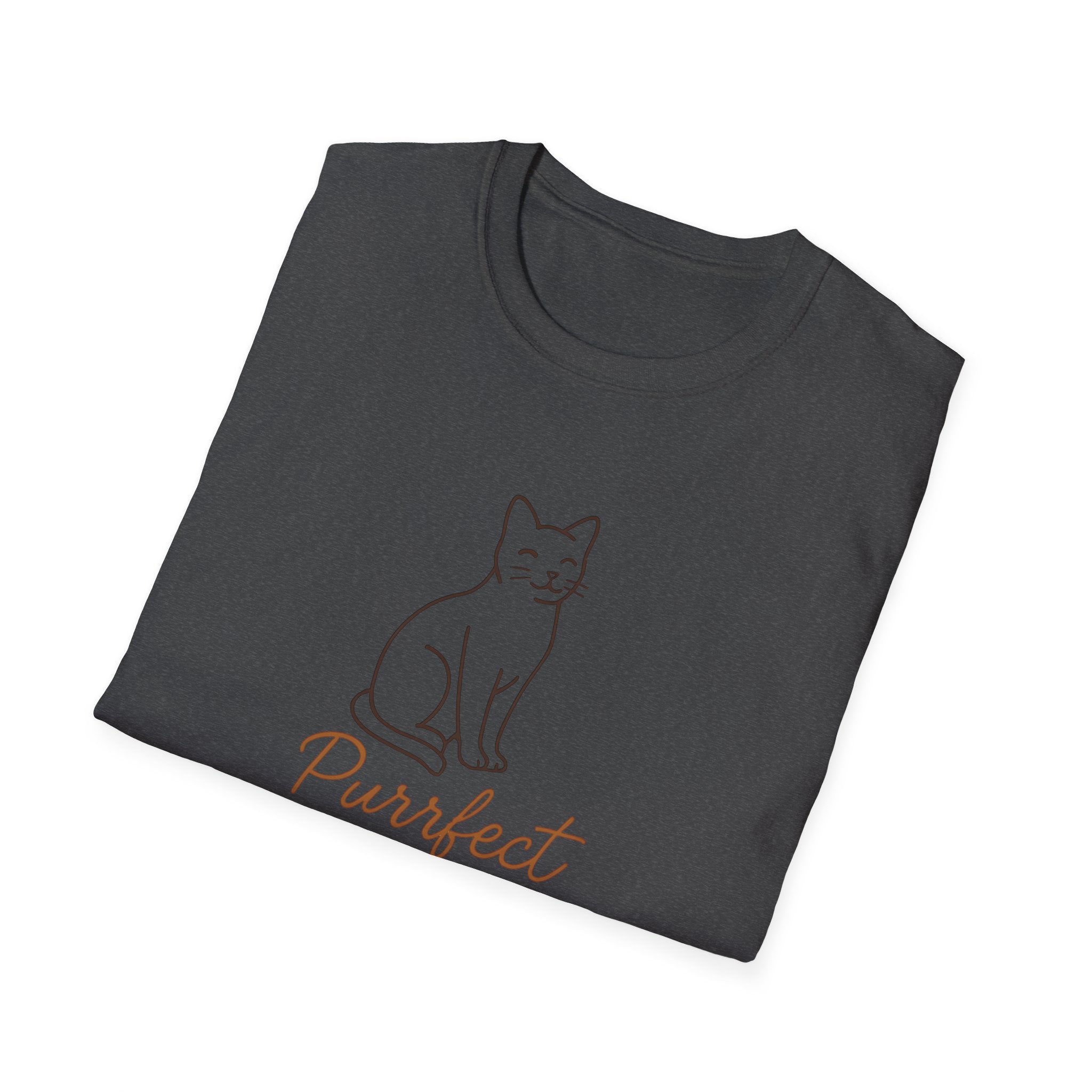 Cat T-Shirt — 'Purrfect Companion' Minimalist Cat Lover Tee