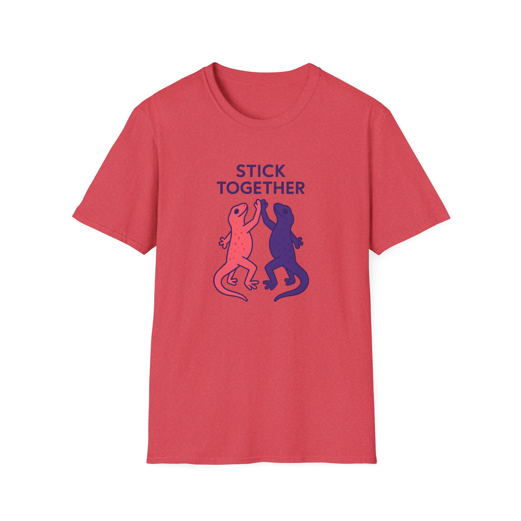 Stick Together Lizard T-Shirt — Cute Matching Gecko Tee