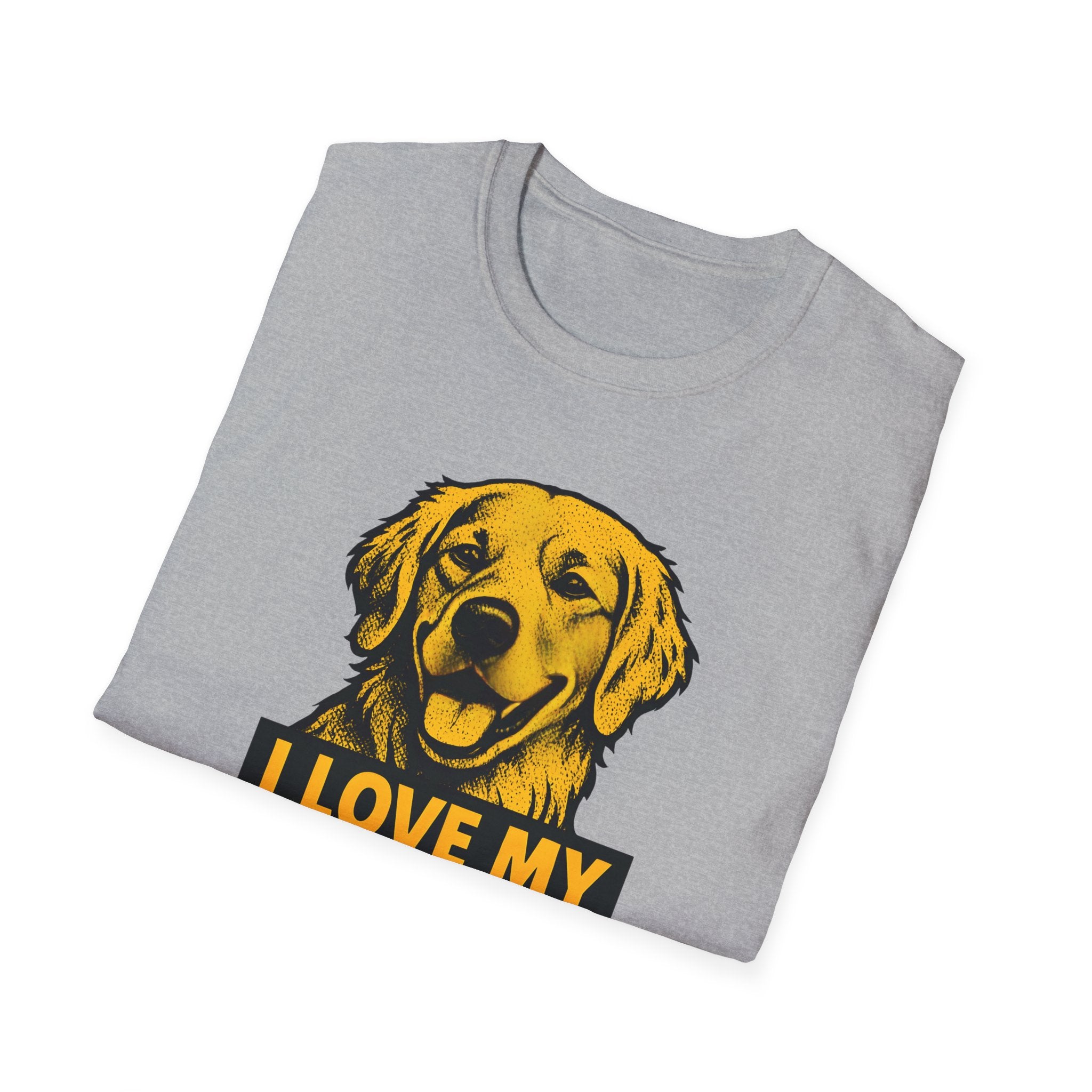 I Love My Golden Retriever T-Shirt — Cute Dog Lover Tee